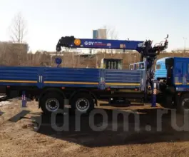 Самопогрузчик Камаз 65117 с КМУ DONGYANG SS1956 2019 года б/у