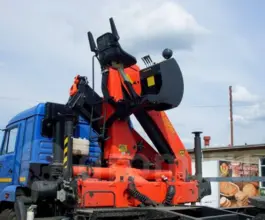 Самопогрузчик Камаз 65115 с КМУ PALFINGER РК15500А 2019 года б/у