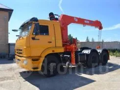Тягач с КМУ Камаз 65117 2019 года б/у