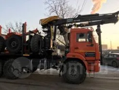 Тягач с КМУ Камаз 43118 2019 года б/у