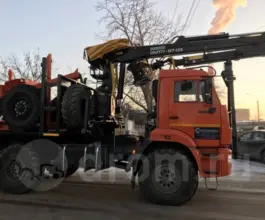Тягач с КМУ Камаз 43118 2019 года б/у
