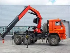 Самопогрузчик Камаз 43118 с КМУ PALFINGER INMAN IM150N 2019 года б/у
