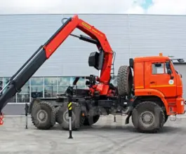 Самопогрузчик Камаз 43118 с КМУ PALFINGER INMAN IM150N 2019 года б/у