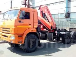 Тягач с КМУ Камаз 43118 2019 года б/у