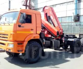 Тягач с КМУ Камаз 43118 2019 года б/у