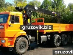 Самопогрузчик Камаз 43118 с КМУ  2018 года новый
