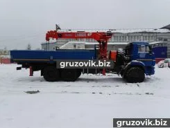 Самопогрузчик Камаз 43118 с КМУ  2018 года новый фото 2