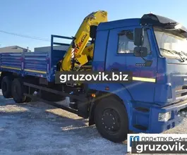 Самопогрузчик Камаз 65117 с КМУ crane 2018 года новый