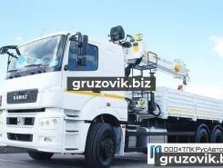 Самопогрузчик Камаз 65207 с КМУ Tadano 2018 года новый