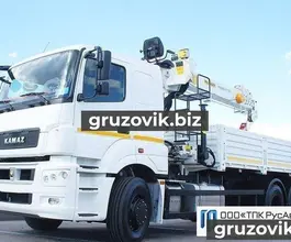 Самопогрузчик Камаз 65207 с КМУ Tadano 2018 года новый