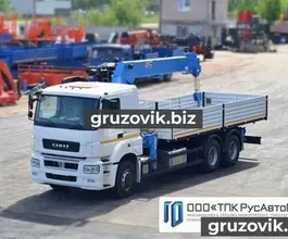 Самопогрузчик Камаз 65207 с КМУ  2018 года новый