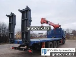 Самопогрузчик Камаз 65117 с КМУ  2018 года новый фото 2