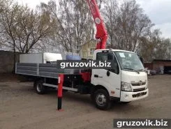 Самопогрузчик HINO 300 с КМУ Unic 2018 года б/у фото 2