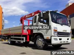 Самопогрузчик JAC N120 с КМУ UNIC 374 2018 года новый