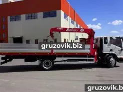 Самопогрузчик JAC N120 с КМУ UNIC 374 2018 года новый фото 2