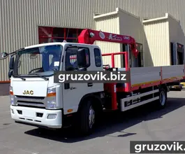 Самопогрузчик JAC N120 с КМУ UNIC 374 2018 года новый фото 3