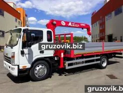 Самопогрузчик JAC N120 с КМУ UNIC 374 2018 года новый фото 4