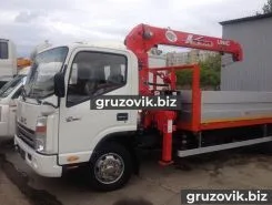 Самопогрузчик JAC N75 с КМУ UNIC 374 2018 года новый