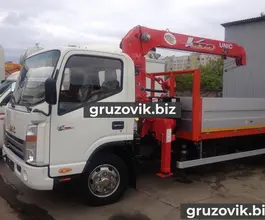 Самопогрузчик JAC N75 с КМУ UNIC 374 2018 года новый