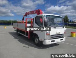 Самопогрузчик JAC N75 с КМУ UNIC 374 2018 года новый фото 2