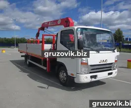 Самопогрузчик JAC N75 с КМУ UNIC 374 2018 года новый фото 2