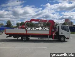 Самопогрузчик JAC N75 с КМУ UNIC 374 2018 года новый фото 3