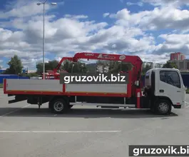 Самопогрузчик JAC N75 с КМУ UNIC 374 2018 года новый фото 3