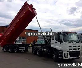 Автопоезда ISUZU Giga с полуприцепом Тонар 2026 года новый фото 2