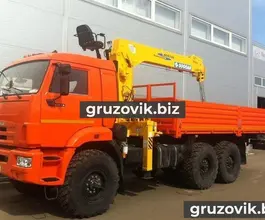 Самопогрузчик Камаз 43118 с КМУ  2017 года новый