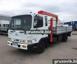 Самопогрузчик Hyundai HD 120 с КМУ TADANO 303 2008 года б/у фото 3