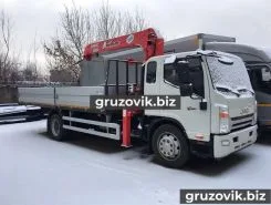 Самопогрузчик JAC N120 с КМУ UNIC 503 2017 года новый