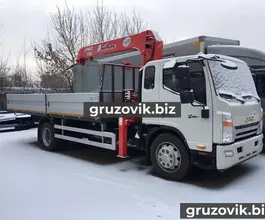Самопогрузчик JAC N120 с КМУ UNIC 503 2017 года новый