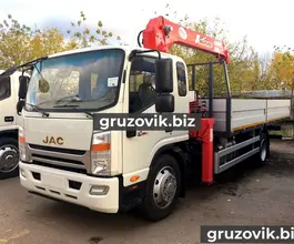 Самопогрузчик JAC N120 с КМУ UNIC 503 2017 года новый фото 4