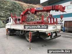 Самопогрузчик Hyundai HD 78 с КМУ DONGHAE DHS 3000A 2013 года б/у фото 3