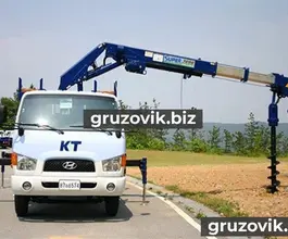 Самопогрузчик Hyundai HD 78 с КМУ DONGHAE DHS 3000A 2013 года б/у фото 5