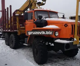 Лесовоз с КМУ Урал 3255-0020-61М 2009 года новый фото 2
