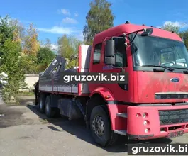 Самопогрузчик Ford Cargo с КМУ  2008 года б/у