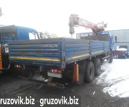 Самопогрузчик Камаз 65117 с КМУ Kanglim-1256 2012 года б/у фото 4