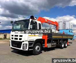 Самопогрузчик ISUZU Giga с КМУ  2018 года новый