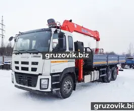Самопогрузчик ISUZU Giga с КМУ  2018 года новый фото 2