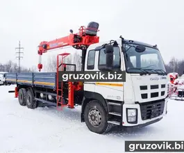 Самопогрузчик ISUZU Giga с КМУ  2018 года новый фото 3