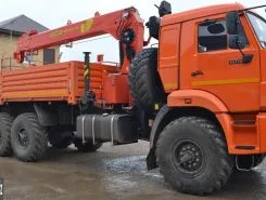 Самопогрузчик Камаз 43118 с КМУ PALFINGER INMAN IT-150 2016 года б/у