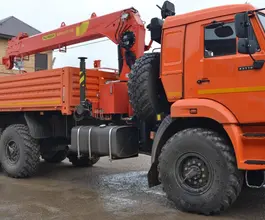 Самопогрузчик Камаз 43118 с КМУ PALFINGER INMAN IT-150 2016 года б/у