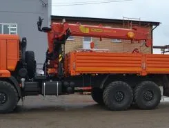 Самопогрузчик Камаз 43118 с КМУ PALFINGER INMAN IT-150 2016 года б/у фото 2