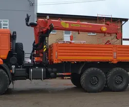 Самопогрузчик Камаз 43118 с КМУ PALFINGER INMAN IT-150 2016 года б/у фото 2