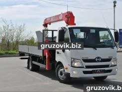 Самопогрузчик HINO 300 с КМУ XZU730L−HKFRPW3 2018 года новый фото 2