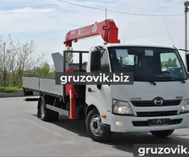 Самопогрузчик HINO 300 с КМУ XZU730L−HKFRPW3 2018 года новый фото 2