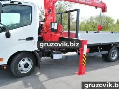 Самопогрузчик HINO 300 с КМУ XZU730L−HKFRPW3 2018 года новый фото 3