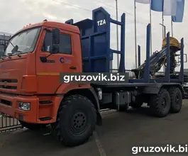 Лесовоз с КМУ Камаз 43118-3027-46 2018 года новый фото 2