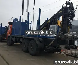 Лесовоз с КМУ Камаз 43118-3027-46 2018 года новый фото 2